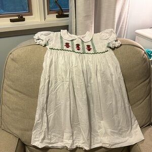 Smocked Christmas dress 4T